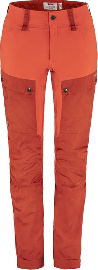 Keb Trousers Curved Women's Short Cabin Red 36