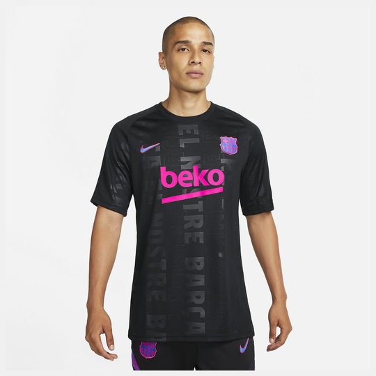 Barcelona Treenipaita Pre Match Dri-FIT - Musta/Sininen