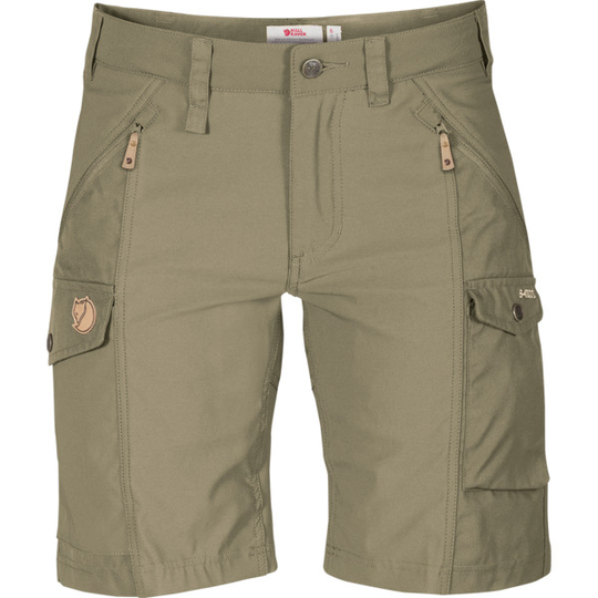Fjällräven Nikka Shorts Curved W - Light Olive - Naiset - 34