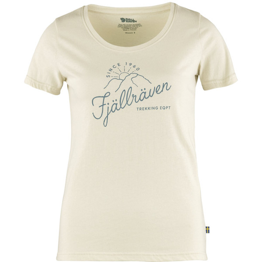 Fjällräven Sunrise T-shirt W - Chalk White - Naiset - L