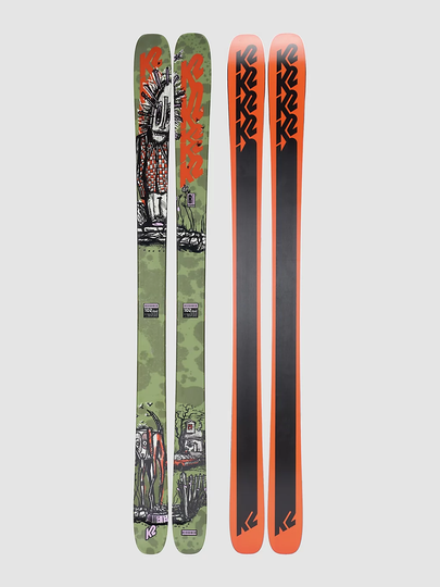 K2 Reckoner 102mm 184 2023 Skis vihreä