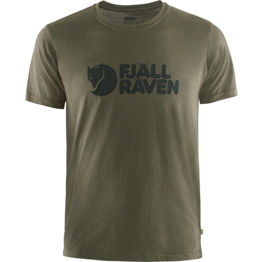 Fjällräven Fjällräven Logo T-shirt M - Dark Olive - Miehet - L