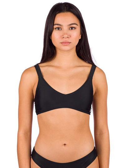 Volcom Simply Solid Vneck Bikini Top musta