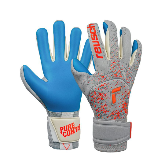 Reusch Maalivahdin Hanskat Pure Contact Aqua - Navy/Harmaa