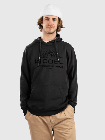 Coal Castner Hoodie musta